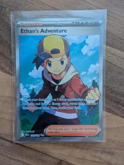 Pokemon TCG Destined Rivals Ethan's Adventure Card 221/192 Pack Fresh - Image 3