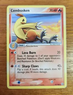 Uncommon Combusken Pokemon Card, Emerald Set 25/106 - Image 1