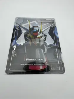 Resource R-008 C+ Gundam Newtype Rising Freedom Alt Art Foil Holo Card Game NM - Image 3