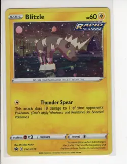 BLITZLE RARE HOLO-FOIL PROMO SET POKEMON CARD SWSH173 LP - Image 1