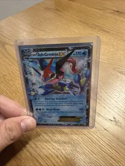 Pokemon TCG Ash-Greninja EX XY Black Star Promo XY133 Holo Card TCG Regular Size - Image 1