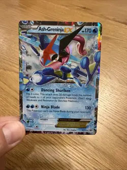 Pokemon TCG Ash-Greninja EX XY Black Star Promo XY133 Holo Card TCG Regular Size - Image 2