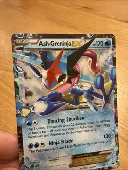 Pokemon TCG Ash-Greninja EX XY Black Star Promo XY133 Holo Card TCG Regular Size - Image 3