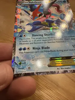 Pokemon TCG Ash-Greninja EX XY Black Star Promo XY133 Holo Card TCG Regular Size - Image 5