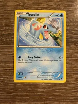 Totodile 15/119 - Common Pokemon XY Phantom Forces Card - Image 1