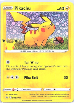 Pikachu - (General Mills) SWSH039 Miscellaneous Cards & Products Holo - Image 1