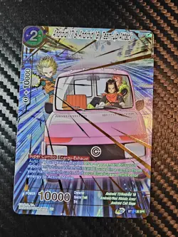 Dragon Ball Super Android 17 & 18 Team-Up Attack SPR Foil Card BT17-13 - Image 1