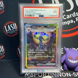 US Seller PSA 9 Umbreon ex SAR 217 Terastal Festival Pokemon Card Japanese - Image 1