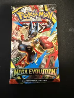 Pokemon Mega Evolution Pack - 10 Trading Cards - New Factory Sealed - Image 1