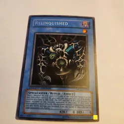 Yugioh Relinquished MC1-EN003 Secret Rare Limited Edition Holo Card - Image 1