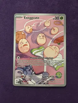 Pokemon TCG Exeggcute 192/191 Surging Sparks Illustration Rare Card NM Condition - Image 1