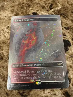 SACRED FOUNDRY Magic the Gathering MTG Unfinity Galaxy Foil - Image 1