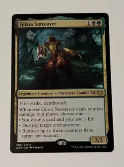 MTG Glissa Sunslayer - Phyrexia: All Will Be One NM - Image 1