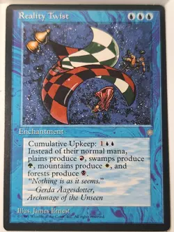 Reality Twist - Ice Age - Magic the Gathering MTG Nice! - Image 1