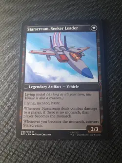 1x STARSCREAM, POWER HUNGRY - Transformers - MTG - Magic the Gathering - Image 2