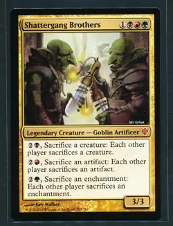 Shattergang Brothers - MTG Magic 2013 Commander NM - Image 1