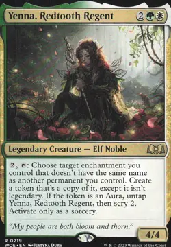 Yenna, Redtooth Regent 2023 MTG #219 Expansion/Rare Wilds of Eldraine - Image 1