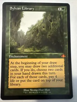 Sylvan Library (Retro Frame) Dominaria Remastered Regular - Image 1