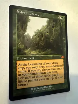 Sylvan Library (Retro Frame) Dominaria Remastered Regular - Image 2