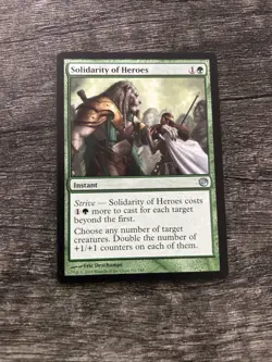MTG 1x Solidarity of Heroes x1 LP Journey into Nyx - Image 1