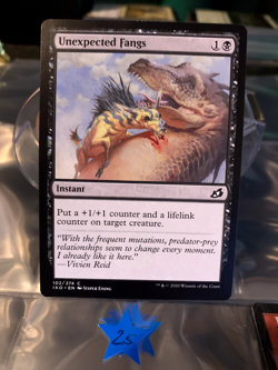 Unexpected Fangs *Common* Magic MtG x1 Ikoria - Image 1