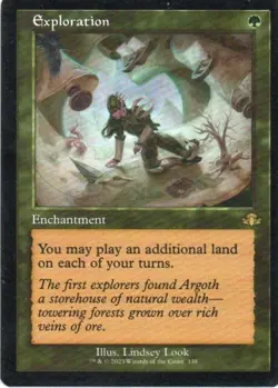 MTG: Dominaria Remastered: Retro Frame Exploration: Lightly Played Condition - Image 1