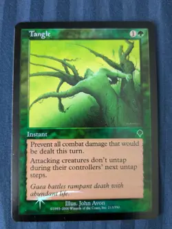 Tangle FOIL - Invasion - LP - MTG - Magic the Gathering - Image 1