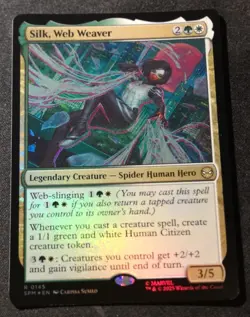 Silk, Web Weaver - Foil - SPM - MTG - EN - NM - 0145 - Image 1