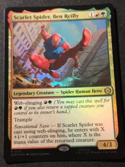 Scarlet Spider, Ben Reilly - Foil - SPM - MTG - EN - NM - 0142 - Image 1