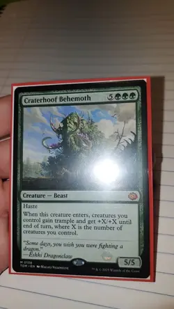 Craterhoof Behemoth Tarkir: Dragonstorm Regular | Near Mint - Image 2