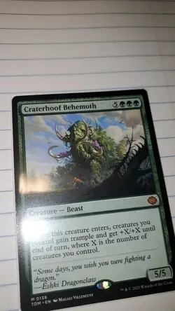 Craterhoof Behemoth Tarkir: Dragonstorm Regular | Near Mint - Image 3