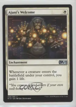 Ajani's Welcome Magic: Core Set: 2019 M19 #006 - Image 1