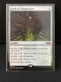 Staff of Compleation Commander: Tarkir: Dragonstorm Regular - Image 1