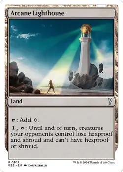 Arcane Lighthouse x1 1x Mystery Booster 2 White Border NM MTG - Image 1