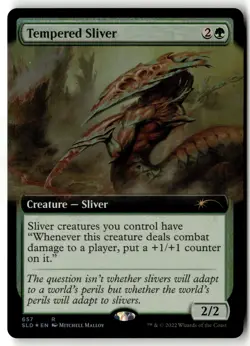Tempered Sliver (Extended Art) #657 Secret Lair Drop Series - Near Mint - Image 1