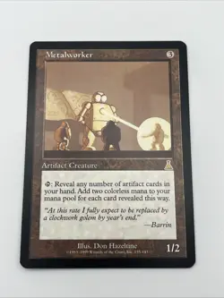 Metalworker Urza’s Destiny 1999 Near Mint Mtg Magic The Gathering Don Hazeltine - Image 5