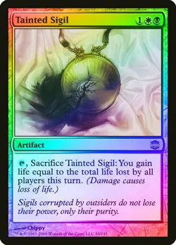 Tainted Sigil FOIL Alara Reborn PLD Artifact Uncommon CARD ABUGames - Image 1