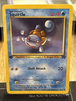 Pokemon TCG 1st Edition Team Rocket Squirtle - Image 1
