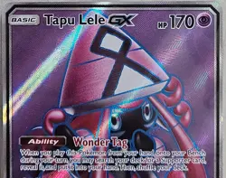 Pokemon TCG Guardians Rising Tapu Lele GX 137/145 Full Art Ultra Rare - Image 3