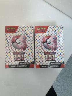 (2) Pokemon 151 Booster Bundles (12) Packs Total Factory Sealed - Image 1