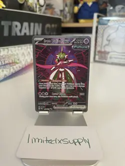Pokemon Scarlet & Violet Prismatic Evolutions Iron Valiant ex 157/131 | Defect - Image 1