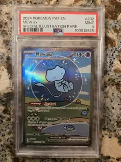 Pokemon 2024 Bubble Mew EX Paldean Fates #232/091 SIR PAF PSA 9 English - Image 1