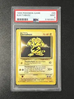 1999 Pokemon Game Electabuzz #20 PSA 9 - Image 1
