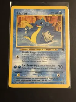 Lapras 12/18 Southern Islands Promo MP Condition Pokemon TCG - Image 1