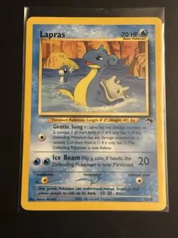 Lapras 12/18 Southern Islands Promo MP Condition Pokemon TCG - Image 2