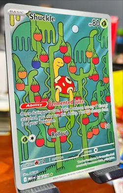 🔥 MINT + Shuckle Illustration Rare Holo 136/132 Pokemon Mega Evolution English - Image 2