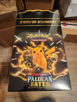 Pokemon TCG Paldean Fates (SV4.5) BOOSTER BUNDLE DISPLAY BOX Sealed 10 Bundles - Image 1