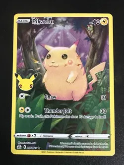Pikachu 005/025 Pokemon 25th Anniversary Celebrations Full Art Holo Rare Art NM - Image 1