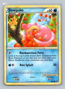Pokemon TCG Slowpoke 66/90 Undaunted Normal MP - Image 1