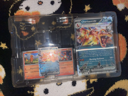 Pokemon TCG Charizard ex SVP 196 + Charmander and Charmeleon - Black Star Promo - Image 5